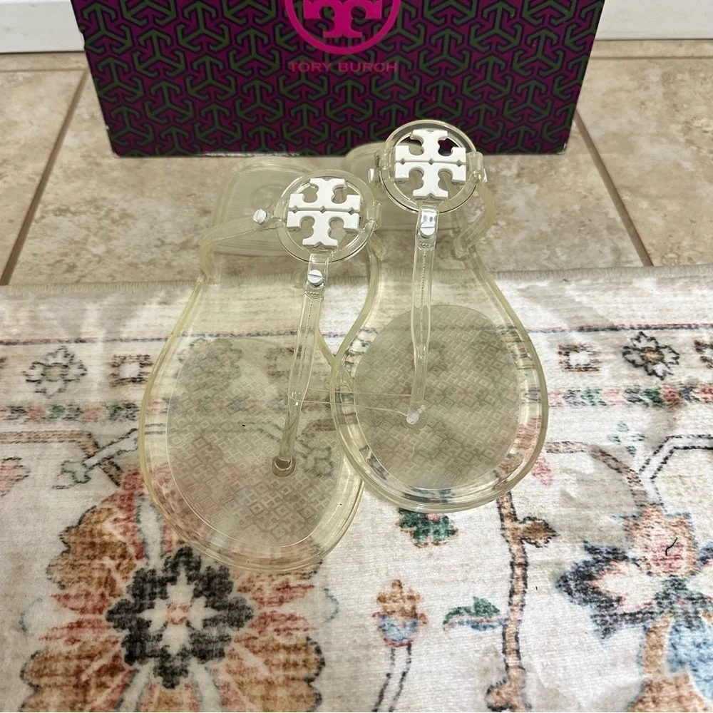 New Tory Burch MINI MILLER JELLY SANDAL size 7